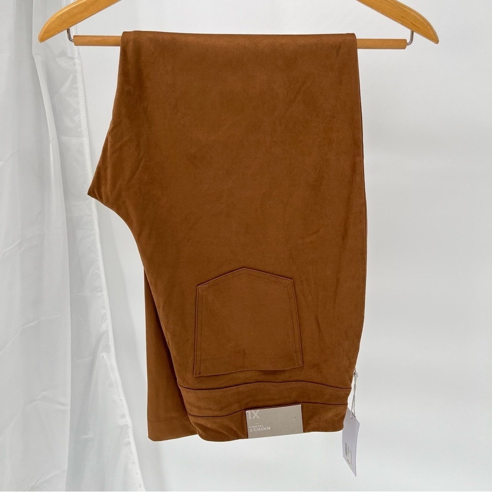 Soft Surroundings Womens NEW Faux Suede Pants Size 18 Bootcut Pull On - Picture 13 of 13